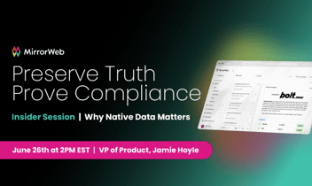 Why native data matters