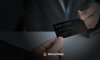 Business card showing compliance officer credentials including CRCP, CSCP, Series 14 and JD qualifications, illustrating the expertise compliance professionals bring to financial services firms