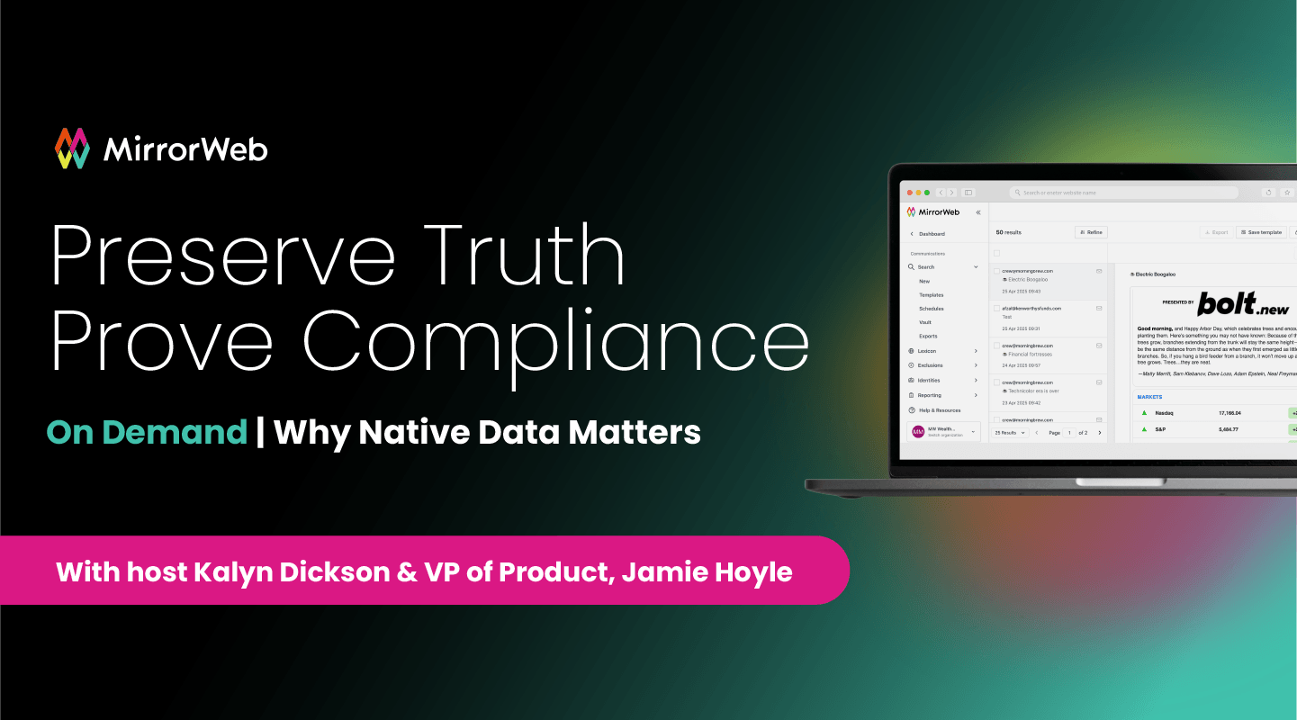 why native data matters