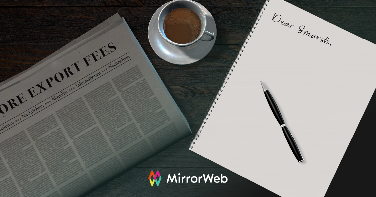 MirrorWeb on Smarsh’s Data Freedom Guarantee: Real Export Freedom for Compliance Teams