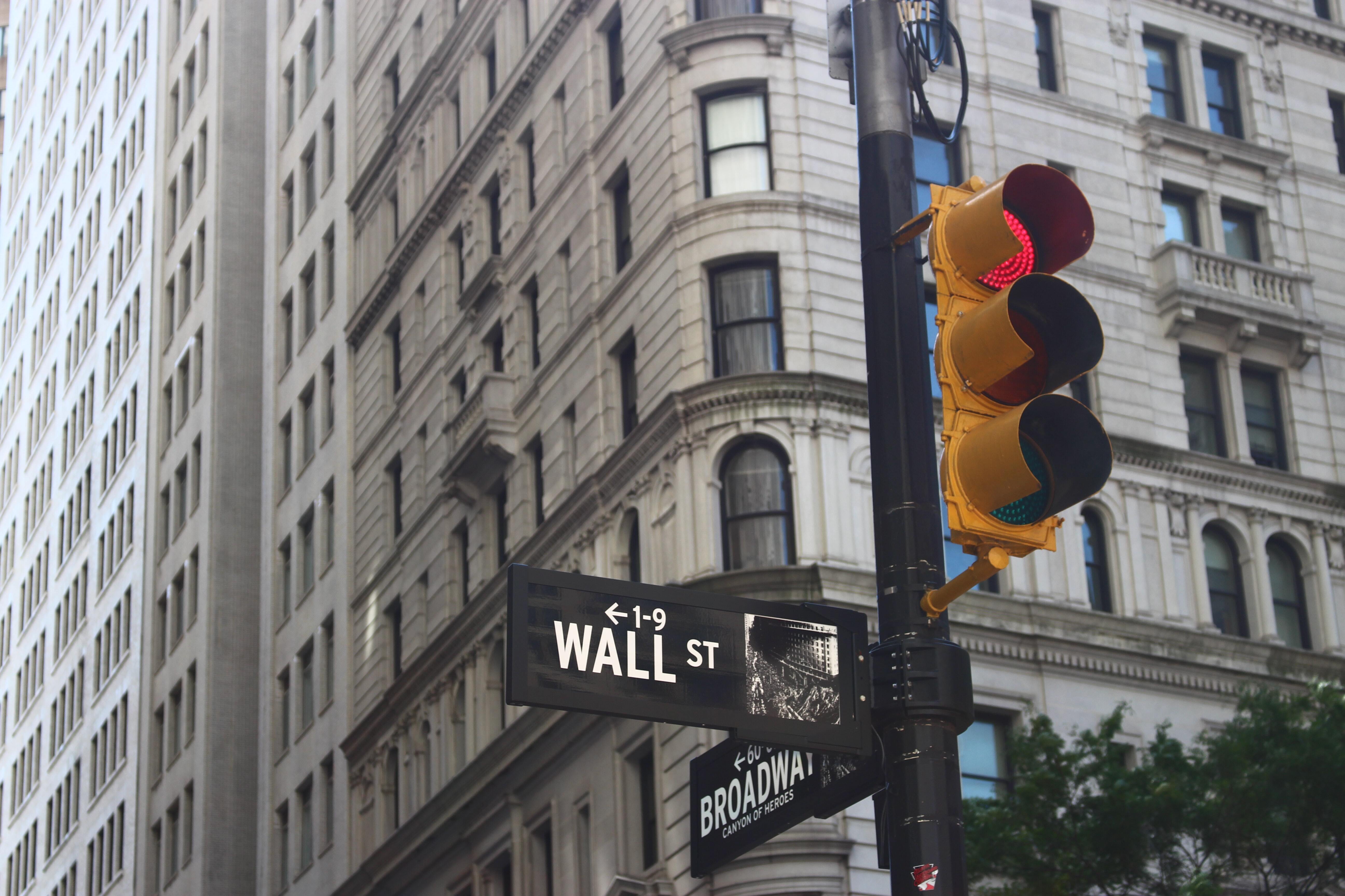 Wall Street sign