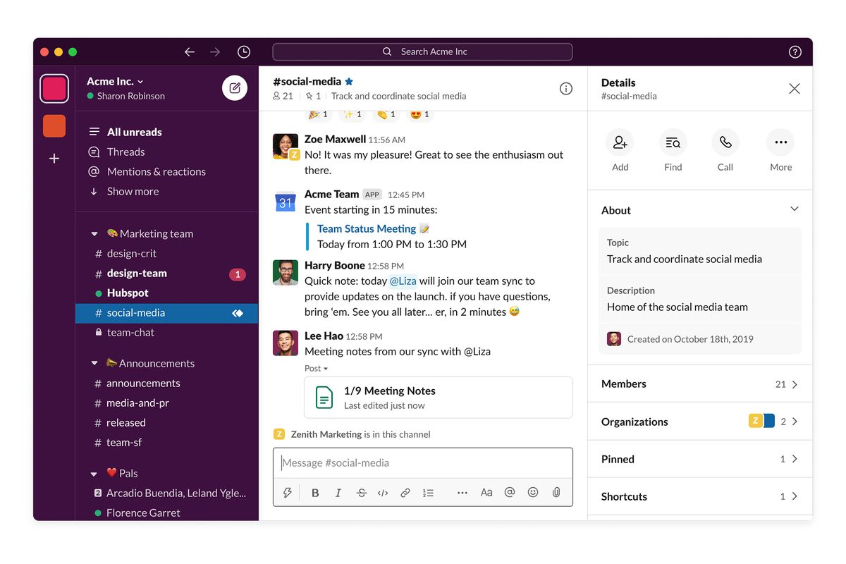 Slack / Digital Tool / Covid-19