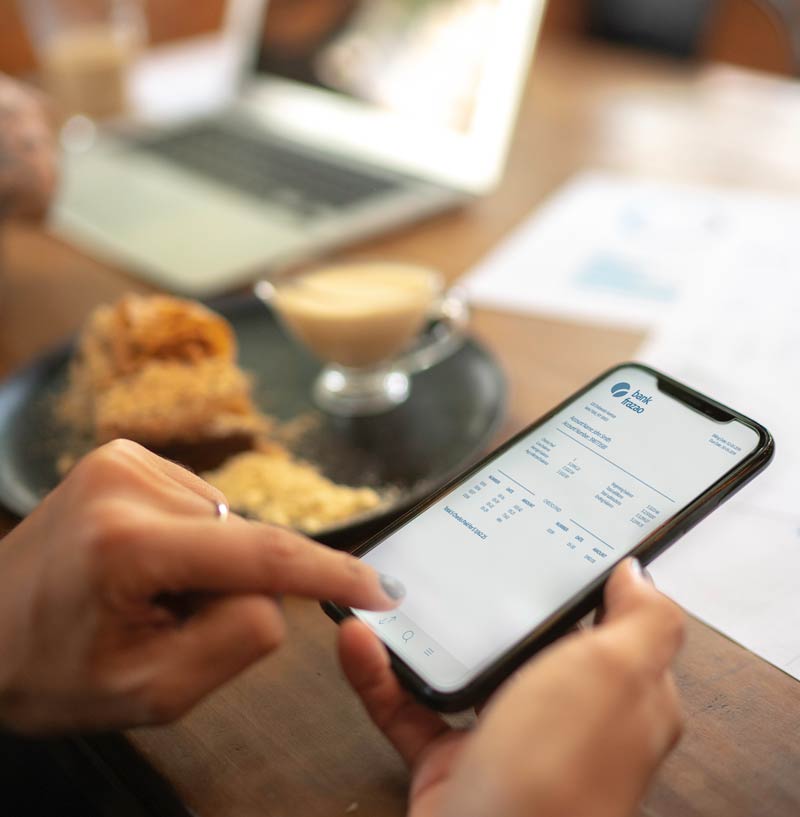 Using mobile banking technology to make transaction